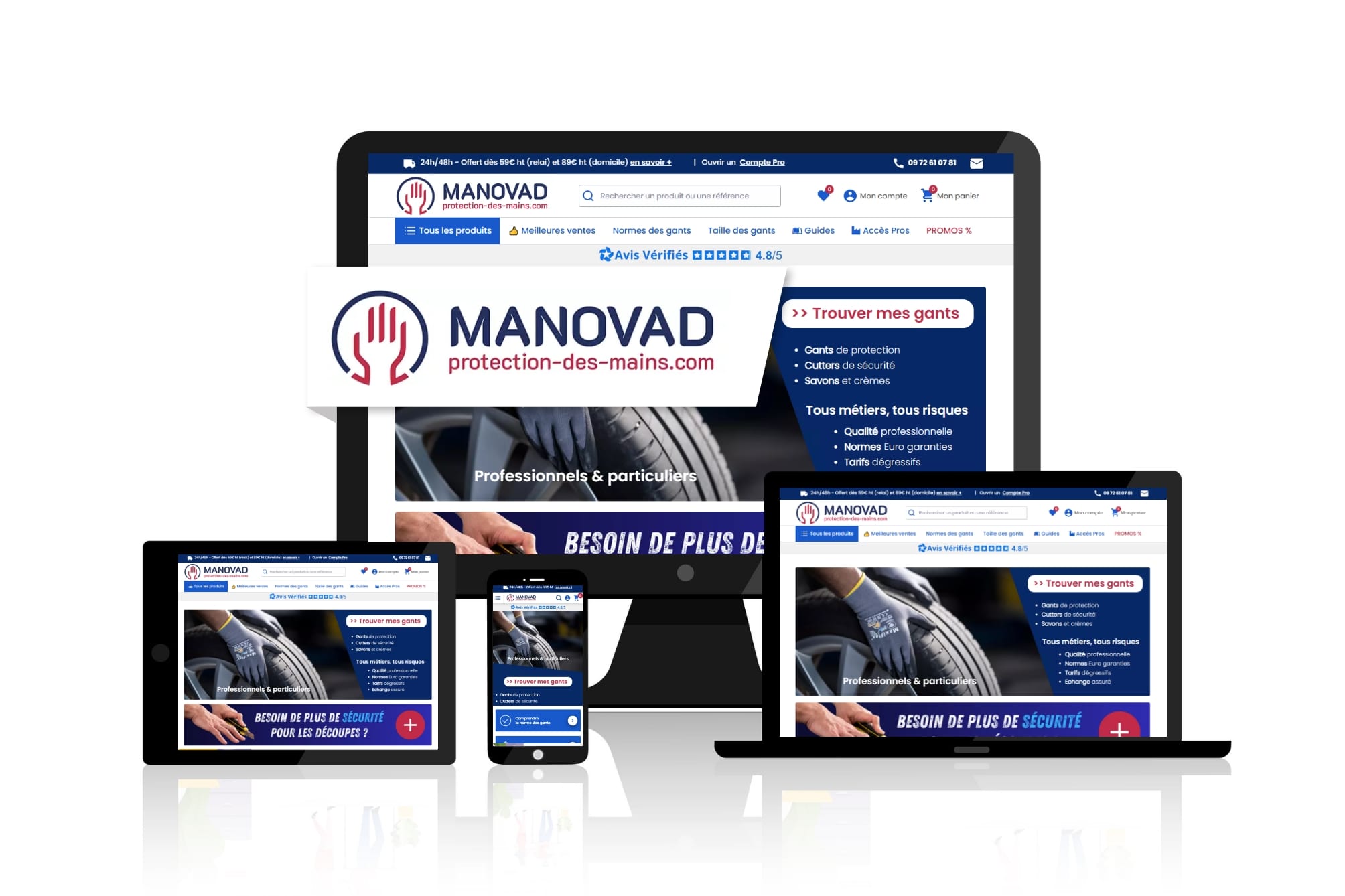 Exemple client Manovad