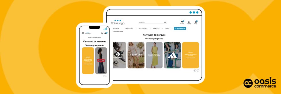 Nouvelle fonctionnalité : le carrousel de marques